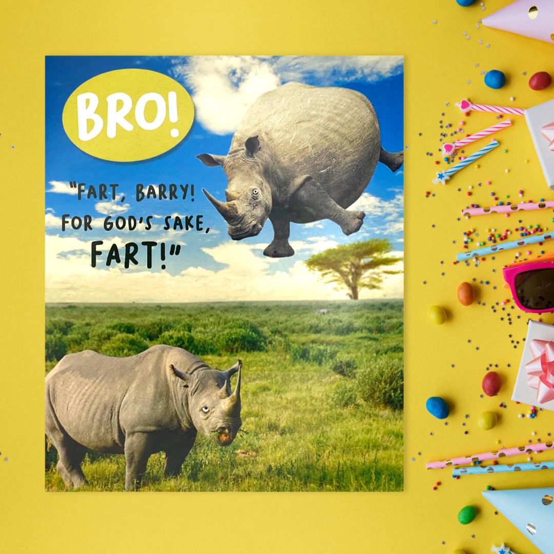 Brother Birthday Card - Virtual Safari Fart – The Celebration Store