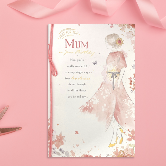 Just For You Mum - Beautiful Ladies - Birthday Card Front Image