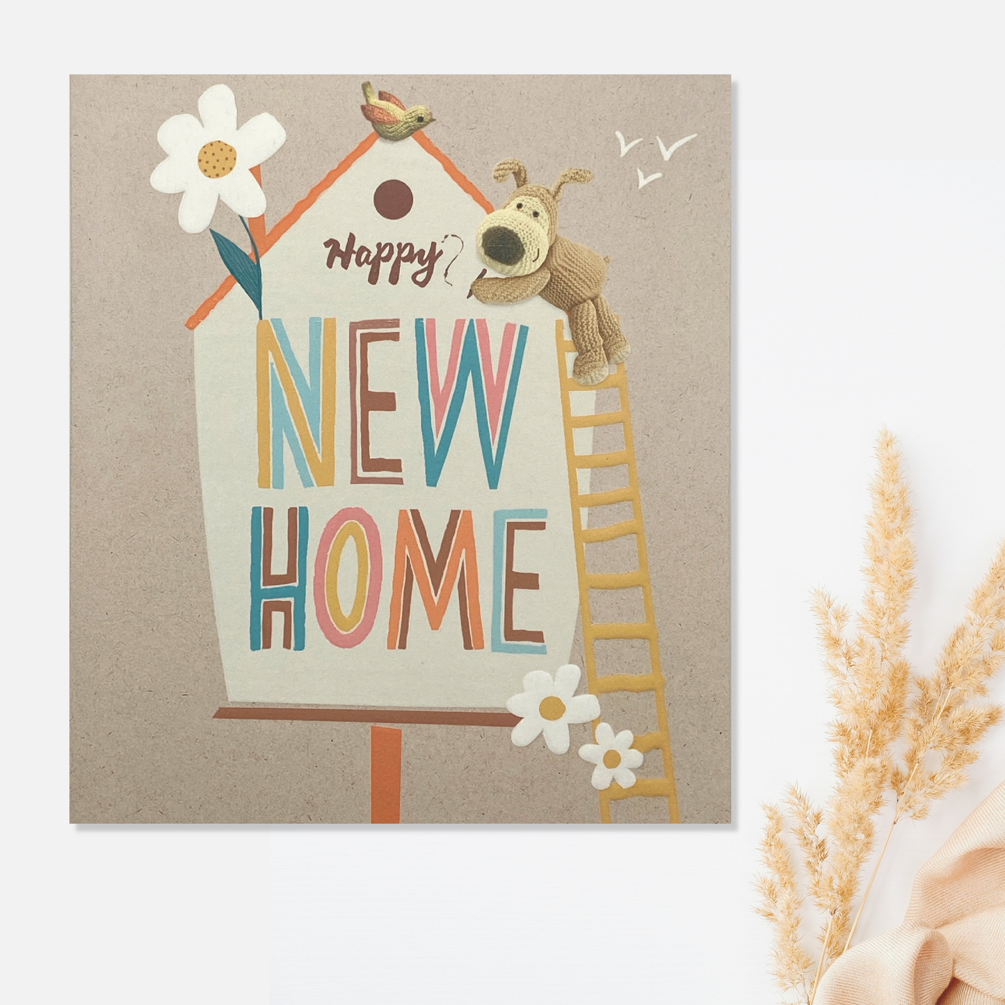 Happy New Home - Boofle Bear Card Front image