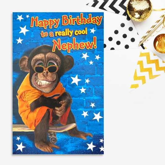 Nephew Birthday - The Padded Cell Chimp Humour
