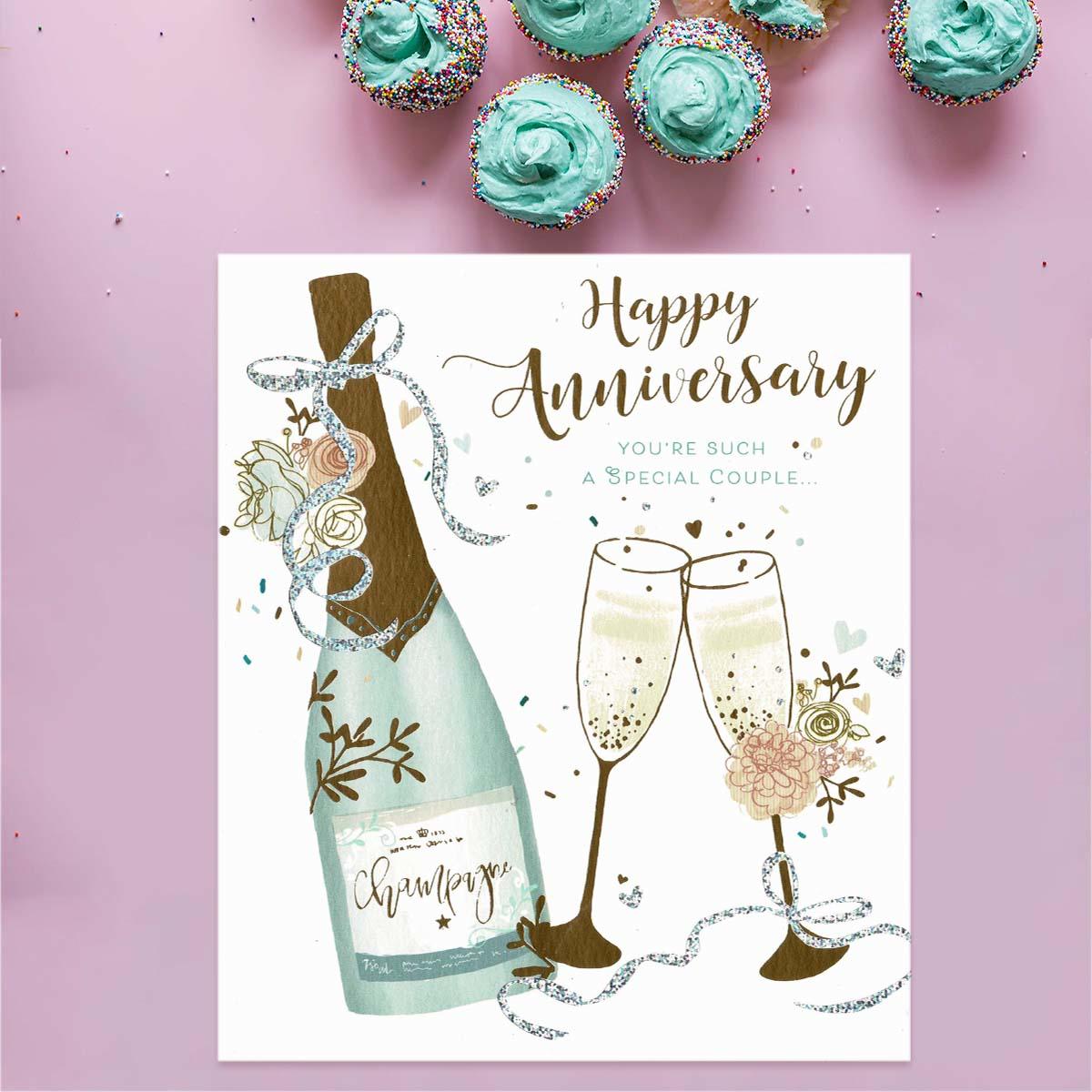 Happy Anniversary Special Couple Card Front Image