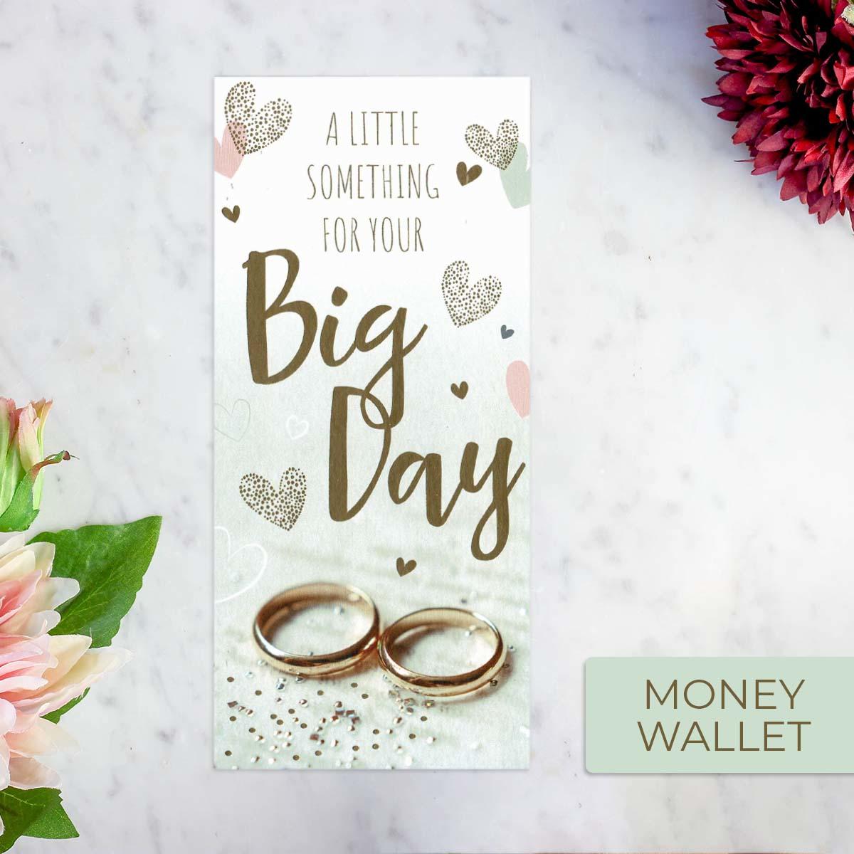 A Little Something For Your Big Day Money Wallet Front Image