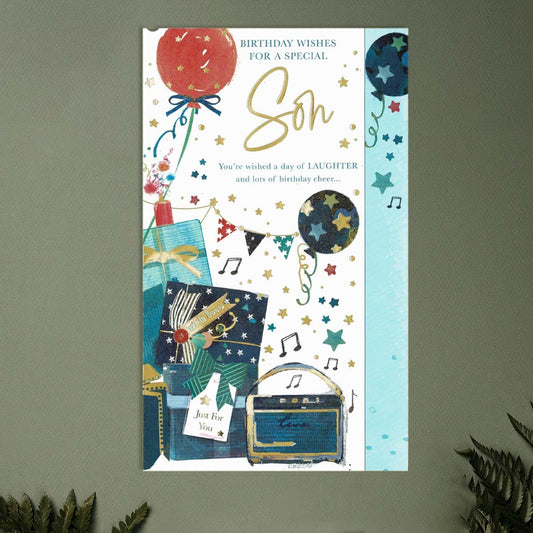 Birthday Wishes Special Son Card Front Image