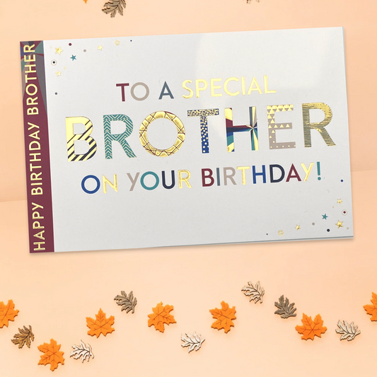 Brother - Prism Special Brother Birthday Card Front Image
