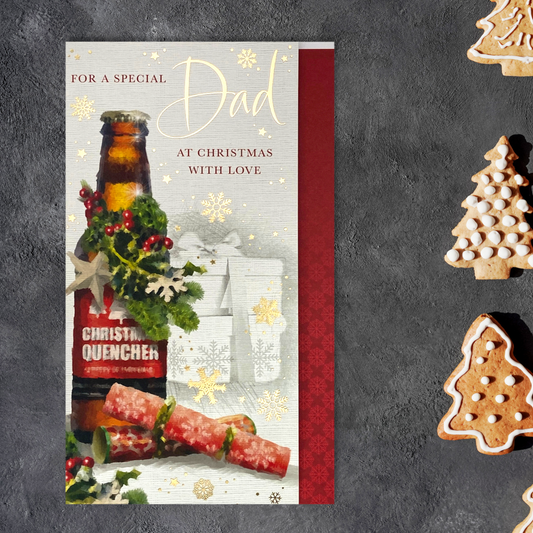 Special Dad Christmas Quencher Card Front Image