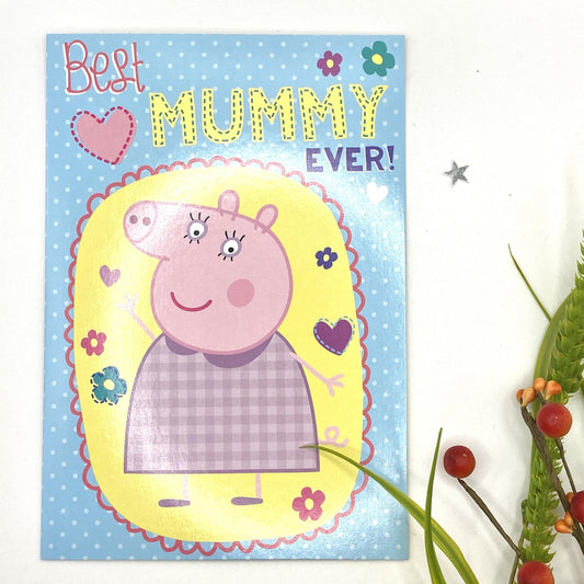 Peppa Pig - Best Mummy Ever Card Front Image