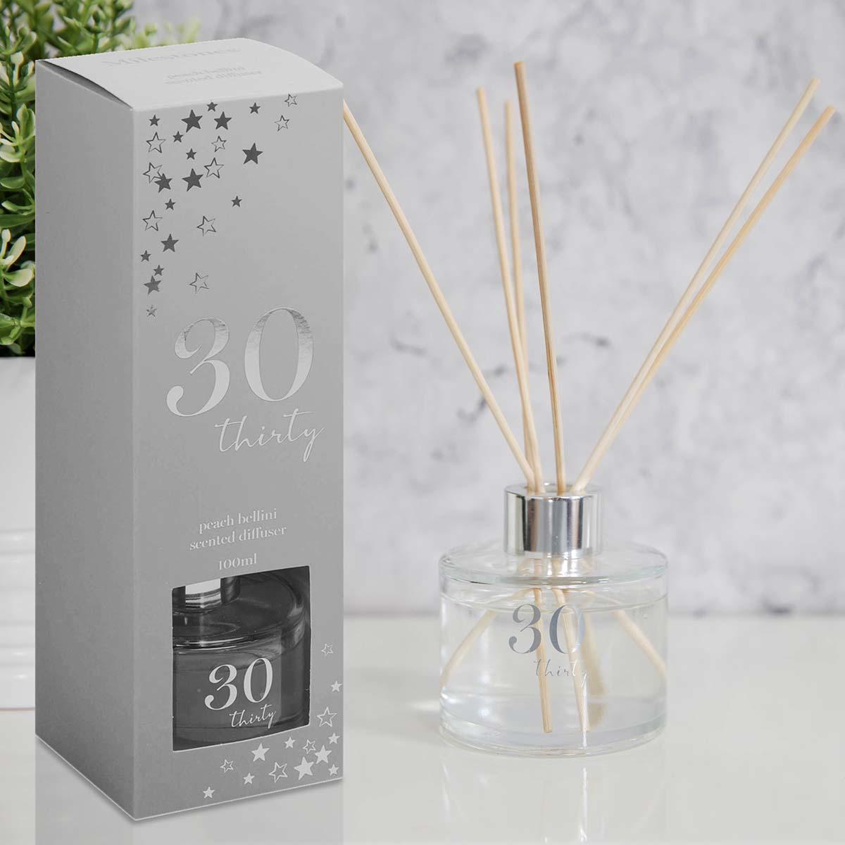 Age 30 Reed Diffuser Pictured With Gift Box