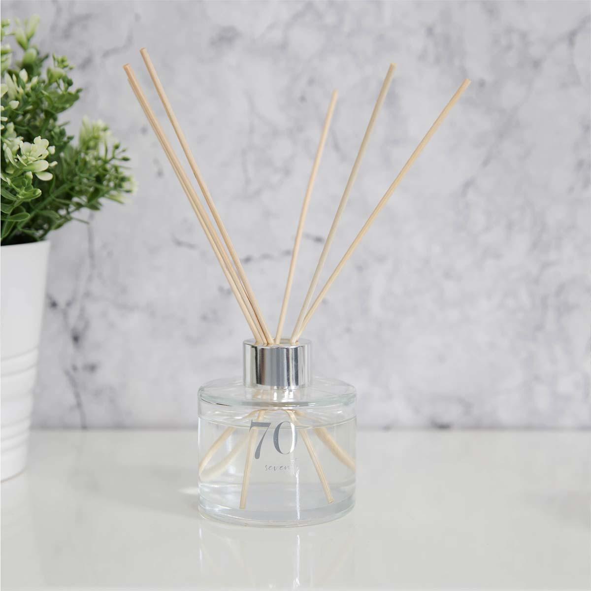 Age 70 Reed Diffuser Displayed In Use