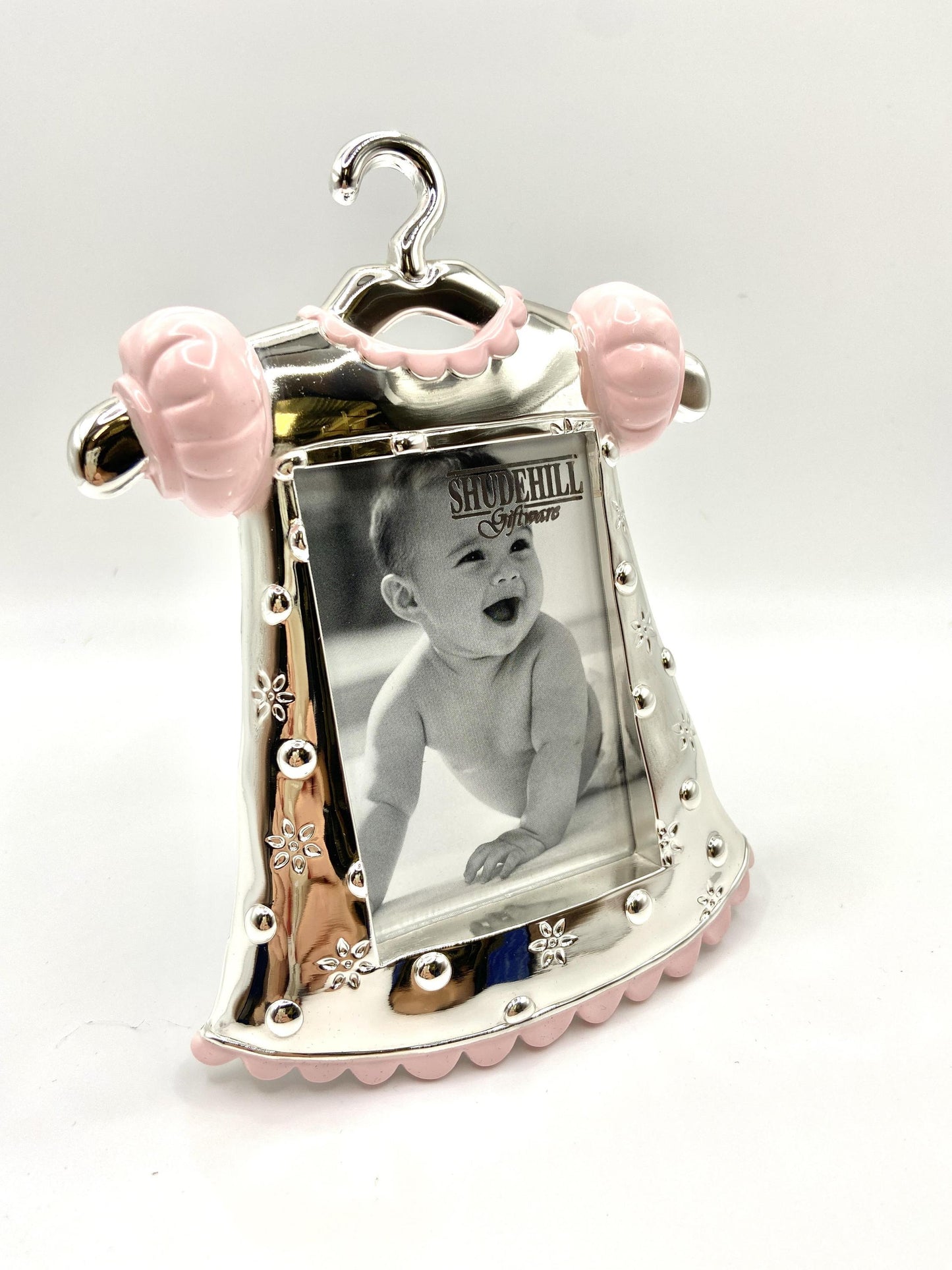 Pink Dress Picture Frame Displayed At An Angle