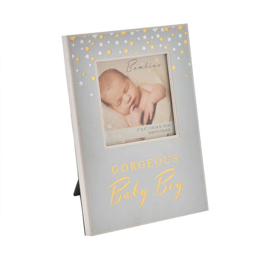 Baby Boy Picture Frame Displayed In Full