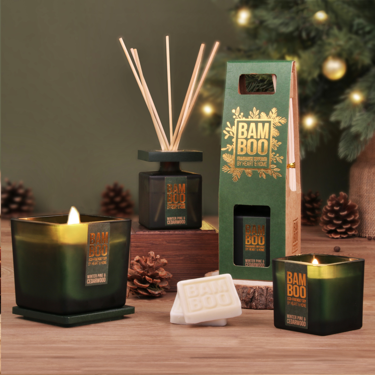 Full Range Of Products In The Winterpine And Cedarwood Range