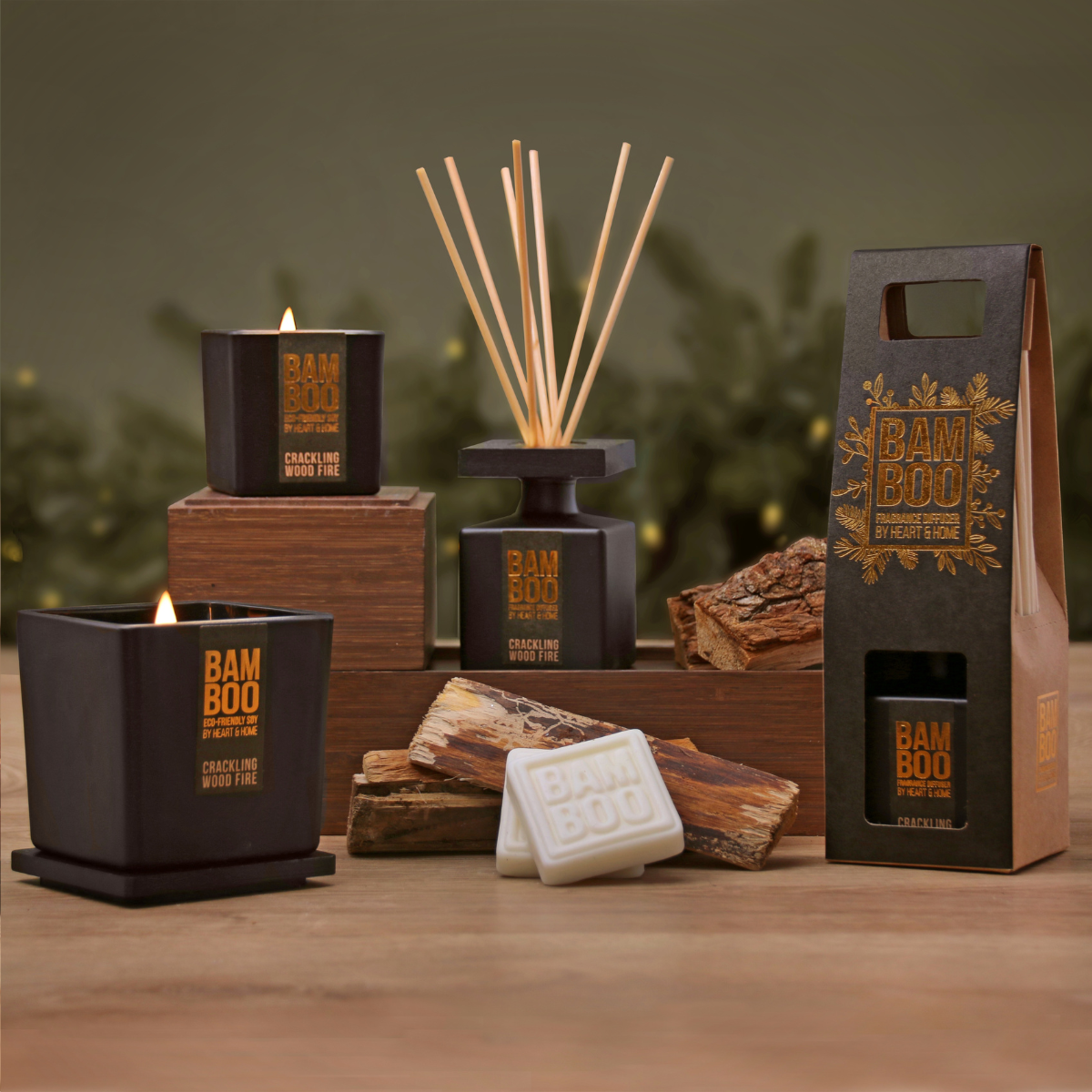 Full Range Of Crackling Wood Fire