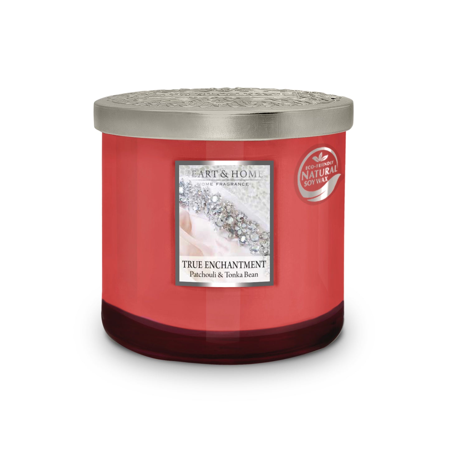 Heart & Home Twin Wick Soy Wax Candle - True Enchantment Fragrance