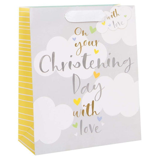 Gift Bag Large - On Your Christening Day Front Image