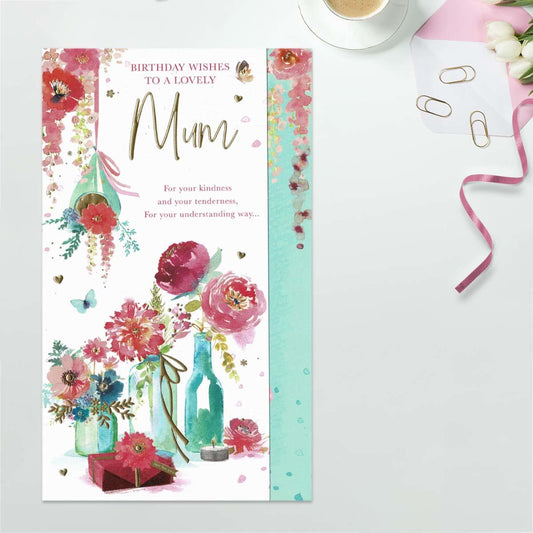 Lovely Mum Birthday Card Front Image